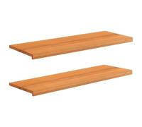 vidaXL Soglie per finestre 2 pz Marrone Chiaro 110 x 40 x 2 cm