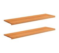 vidaXL Soglie per finestre 2 pz Marrone Chiaro 160 x 40 x 2 cm