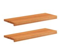 vidaXL Soglie per finestre 2 pz Marrone Chiaro 70 x 30 x 2 cm