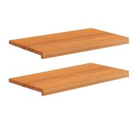 vidaXL Soglie per finestre 2 pz Marrone Chiaro 70 x 40 x 2 cm