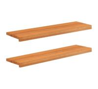 vidaXL Soglie per finestre 2 pz Marrone Chiaro 90 x 30 x 2 cm