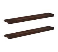 vidaXL Soglie per finestre 2 pz Marrone Scuro 100 x 15 x 2 cm