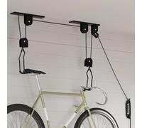 vidaXL Sollevatori per Bici con Supporto a Soffitto 2 pz 20 kg