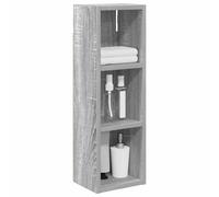 vidaXL Sonoma - Armadietto da bagno, 20 x 16 x 62,5 cm, mobile da bagno moderno, scaffale rettangolare, pratico ripostiglio, salvaspazio, arredamento contemporaneo