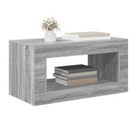 vidaXL Sonoma grigio, tavolino da salotto rettangolare, stile moderno, materiale durevole, resistente all'umidità, elemento funzionale
