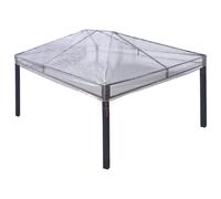 vidaXL Sostituzione Copertura Gazebo Trasparente 400 x 300 x 32 cm PVC, Copertura impermeabile per gazebo, tenda trasparente per esterni, resistente agli agenti atmosferici, ricambio per giardino