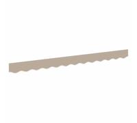 vidaXL Sostituzione della mantovana per tenda Beige 330 x 20 cm