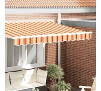 vidaXL Sostituzione della mantovana per tenda Giallo e Arancione