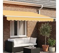 vidaXL Sostituzione della mantovana per tenda Sabbia 381 x 20 cm