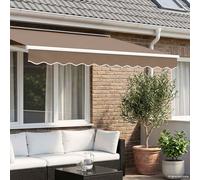 vidaXL Sostituzione della mantovana per tenda Tortora 236 x 20 cm