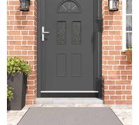 vidaXL Spazzole per porte a vite 2 pcs Bianco 100 cm Lega di alluminio