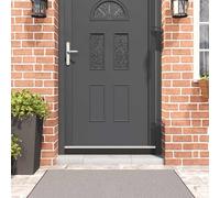 vidaXL Spazzole per porte autoadesive 2 pcs Argento 100 cm