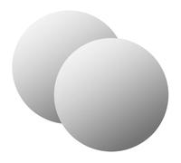AX 2 Specchi Guardaroba Rotondo ø50cm Salotto Minimalista Viti Tasselli 3051627