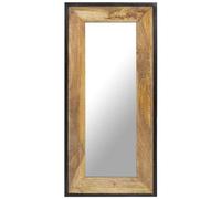 VIDAXL - Specchio 110x50 Cm In Legno Massello Di Mango