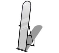AX Specchio Figura Intera Massim/38x43x152cm Sala Soggiorno Finitura Nera 240579