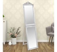 vidaXL Specchio Autoportante Argento 40x160 cm