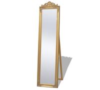 vidaXL Specchio Autoportante Stile Barocco 160x40 cm Oro