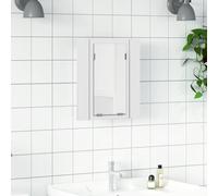 vidaXL Specchio da Bagno con LED Bianco 40x12x45 cm in Acrilico
