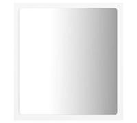 vidaXL Specchio da Bagno con LED Bianco 40x8,5x37 cm in Acrilico