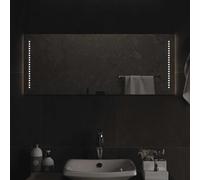 vidaXL Specchio da Bagno con Luci LED 100x40 cm