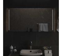 vidaXL Specchio da Bagno con Luci LED 100x50 cm