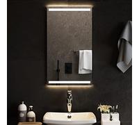 vidaXL Specchio da Bagno con Luci LED 40x70 cm