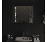 vidaXL Specchio da Bagno con Luci LED 50x50 cm