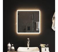 vidaXL Specchio da Bagno con Luci LED 50x50 cm