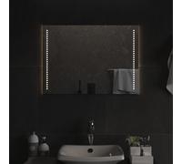 vidaXL Specchio da Bagno con Luci LED 50x70 cm