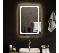 vidaXL Specchio da Bagno con Luci LED 50x70 cm