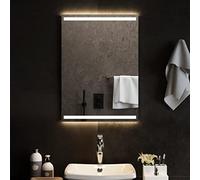 vidaXL Specchio da Bagno con Luci LED 50x70 cm