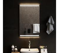 vidaXL Specchio da Bagno con Luci LED 50x80 cm