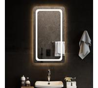 vidaXL Specchio da Bagno con Luci LED 50x90 cm
