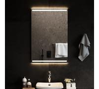 vidaXL Specchio da Bagno con Luci LED 60x90 cm