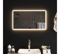 vidaXL Specchio da Bagno con Luci LED 70x40 cm