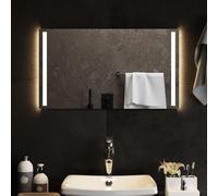 vidaXL Specchio da Bagno con Luci LED 70x40 cm