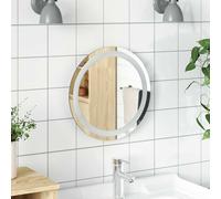 vidaXL Specchio da Bagno LED 40 cm Rotondo