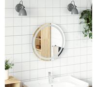 vidaXL Specchio da Bagno LED 50 cm Rotondo