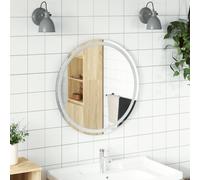vidaXL Specchio da Bagno LED 70 cm Rotondo
