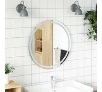 vidaXL Specchio da Bagno LED 70 cm Rotondo