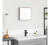 vidaXL Specchio da Bagno LED Grigio Sonoma 40x8.5x37 cm Legno Ingegnerizzato