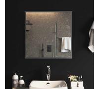 vidaXL Specchio da bagno LED Trasparente 60 x 60 cm vetro temperato