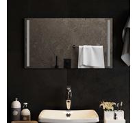 vidaXL Specchio da bagno LED Trasparente 70 x 40 cm vetro temperato