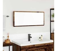 vidaXL Specchio da Bagno Legno Vecchio Legno ingegnerizzato, Vetro