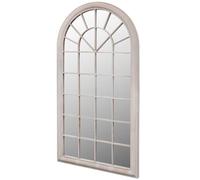 AX Specchio Stile Anticato 60x3x116cm Ferro Effetto Ruggine Giardino Nuovo 41224