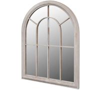 vidaXL Specchio da Giardino ad Arco 69x89 cm con Arcata Specchiera Esterni