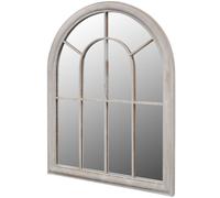 vidaXL Specchio da Giardino Rustico con Arcata 69x89cm Interni Esterni