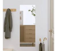 vidaXL Specchio da Parete 30x80 cm Vetro Rettangolare