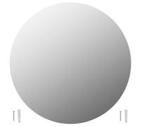 vidaXL Specchio da Parete 50 cm in Vetro Circolare