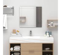 vidaXL Specchio da Parete 80x60 cm in Vetro